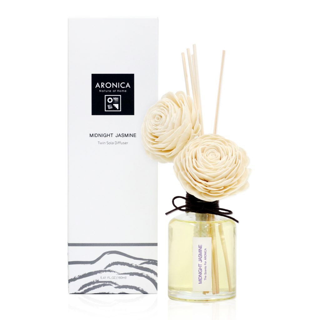 Aronica Twin Flower and Reed Diffuser (5.4oz/160ml) – Midnight Jasmine ...