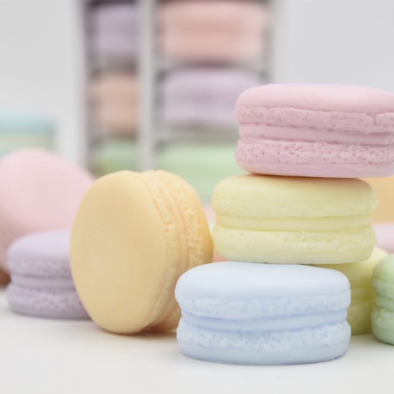 [Coming Soon] Macaron Soap 3 pcs – Lavender Honey & Raspberry & Mint ...